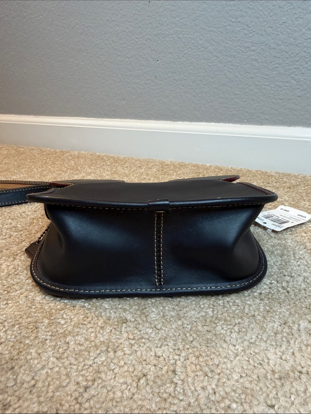 Coach x Disney Mickey Mouse Ears Patricia Leather Saddle Bag Crossbody Bag NEW - Picture 7 of 13